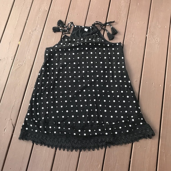 Old Navy Tie-shoulder Swing Dress in Black - Picture 2 of 4